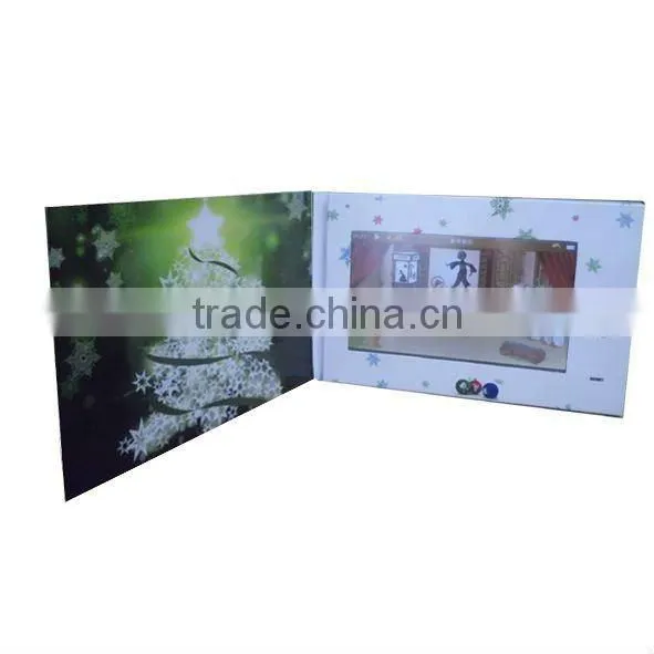 Promotion LCD video greeting card for gift item