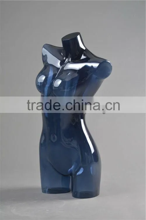 Plastic female torso mannequin