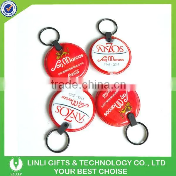 Led Flashlight PVC Custom Keyring