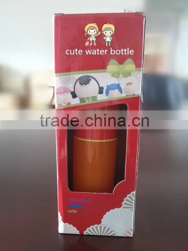 BPA free polypropylene cartoon character lovely water bottle cup gift for girls boys