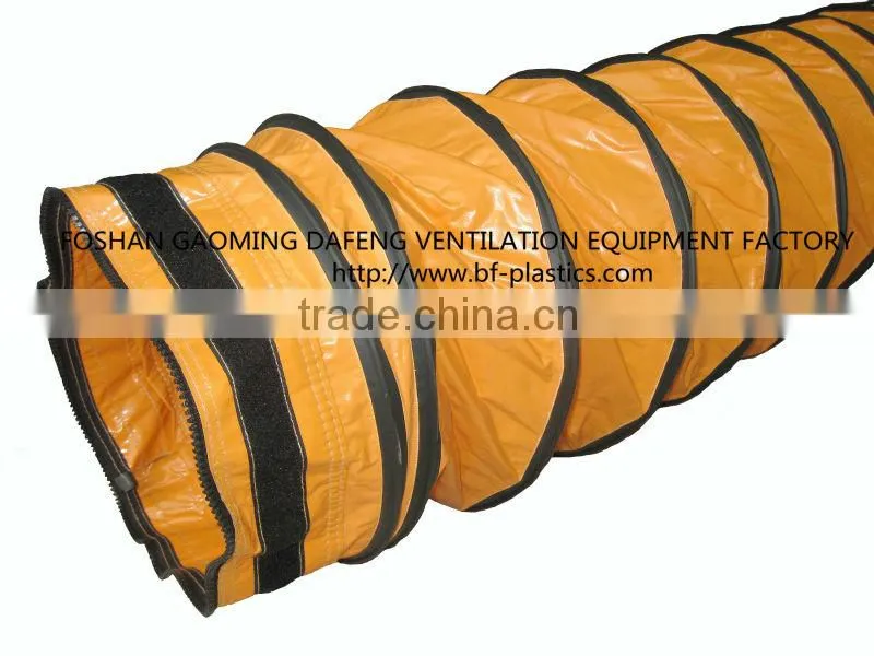 thermal air conditioning with zipper coulping insulation ducts