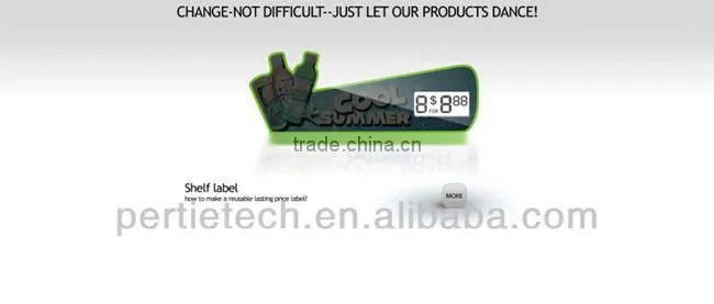 easy operated epaper display product for indoor shelf label display