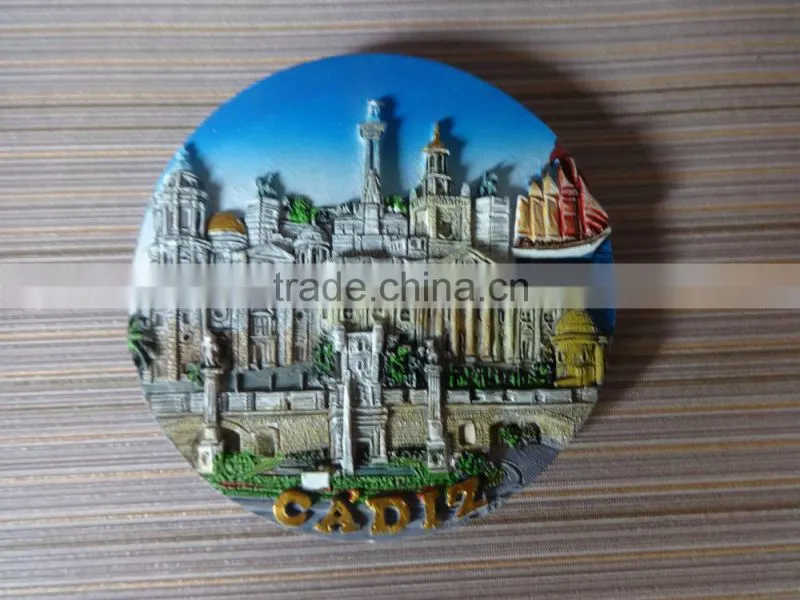 OEM ODM polyresin souvenir fridge magnets