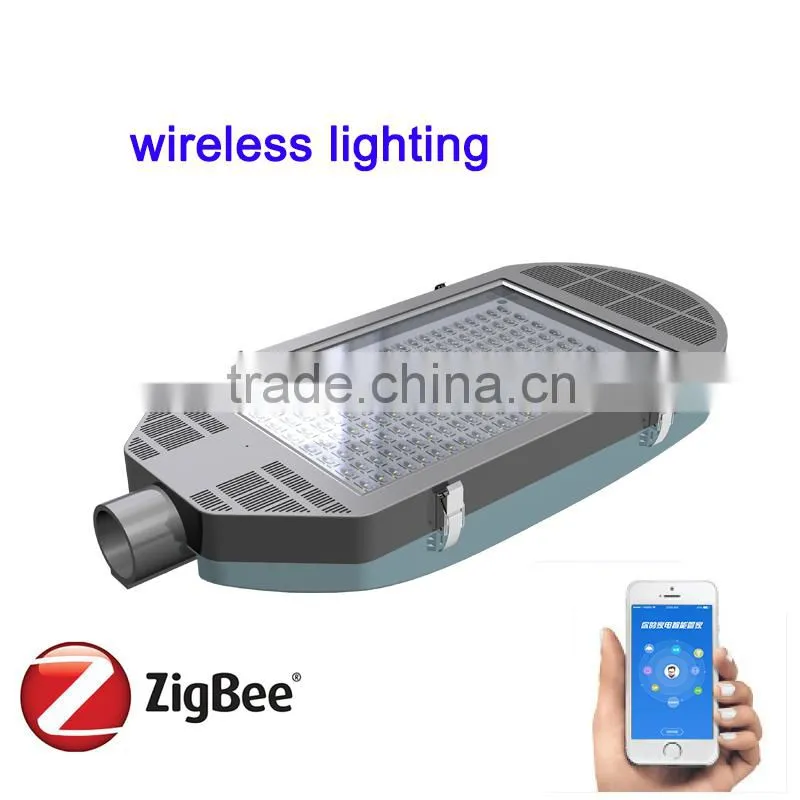 2015 zigbee smart wireless control solar led street light