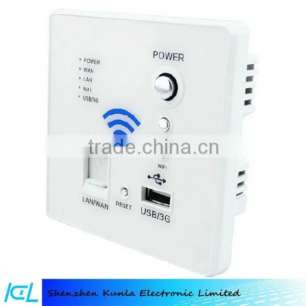 5v 1a usb built in wall socket for mobilephone, usb built-in socket with direct inject rj45 connector