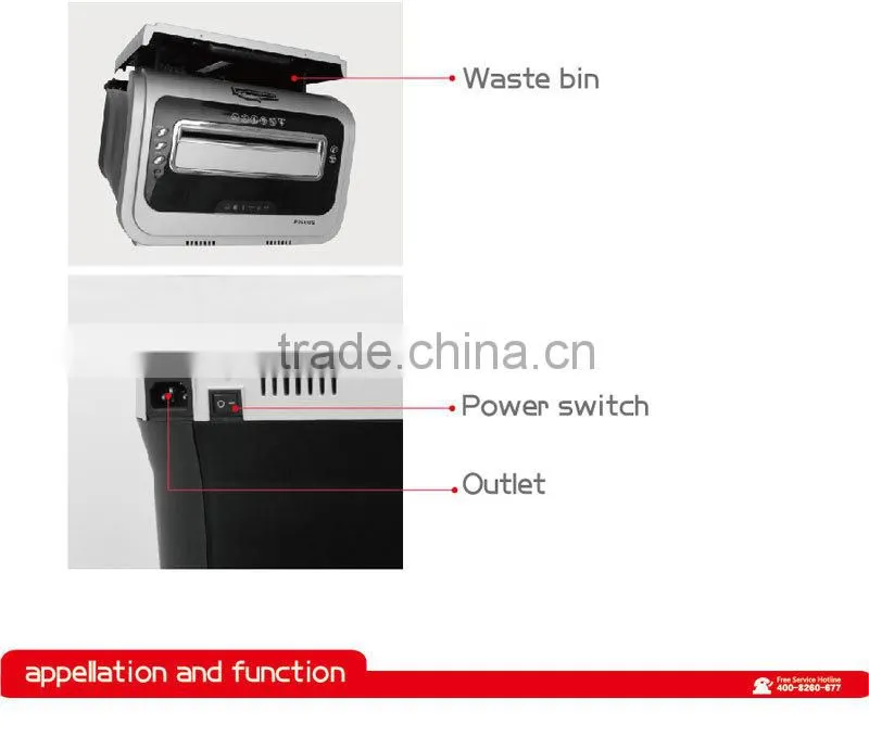 Hopu office supply a4 waste paper shredder China supplier