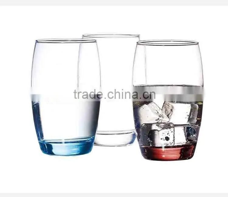 Oval Glass Juice Cup Yogurt Mousse Cup Office Home New Water glass