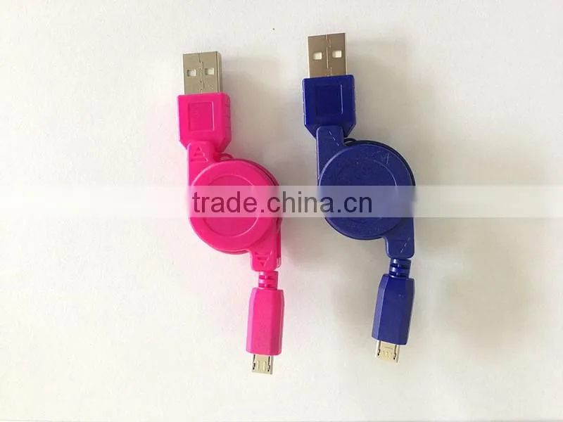 CE ROHS Approved Retractable Data Cable for mobile phone
