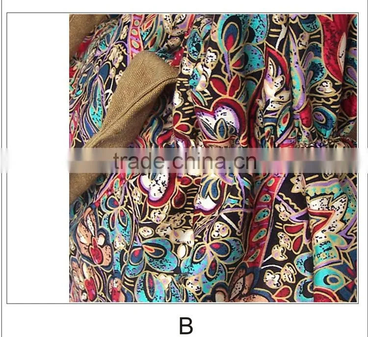 Chinese lady shoulder bag female cotton shoulder bag lady cotton shoulder bag