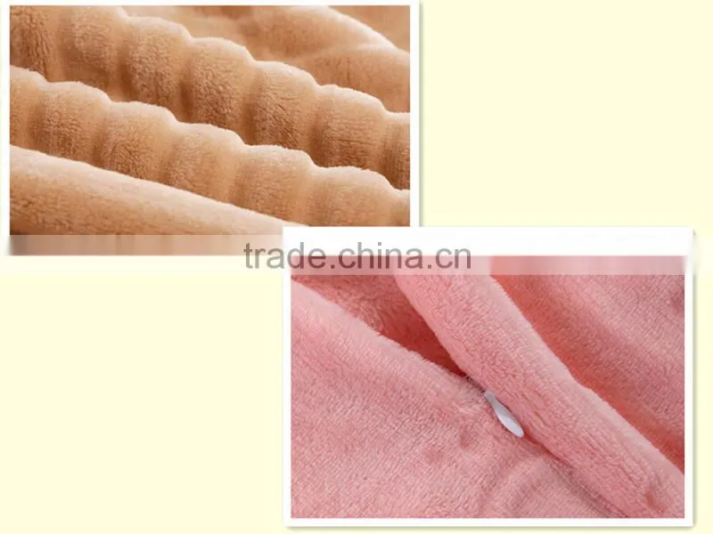 100% polyester coral fleece pillow case