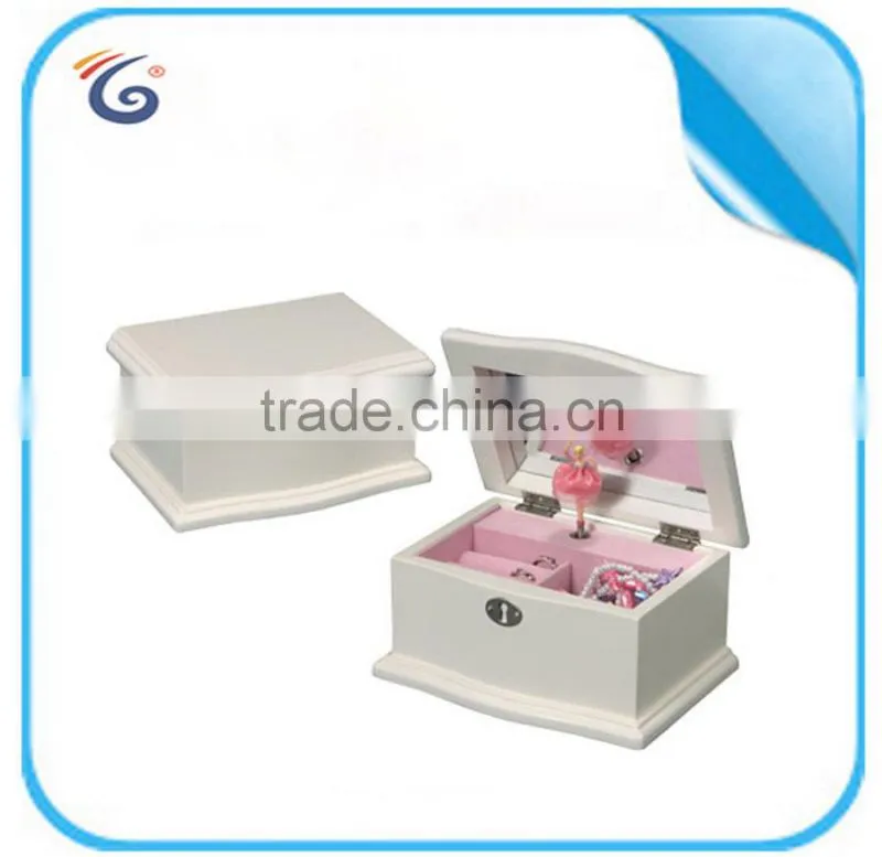 ballerina musical jewelry wooden box packaging