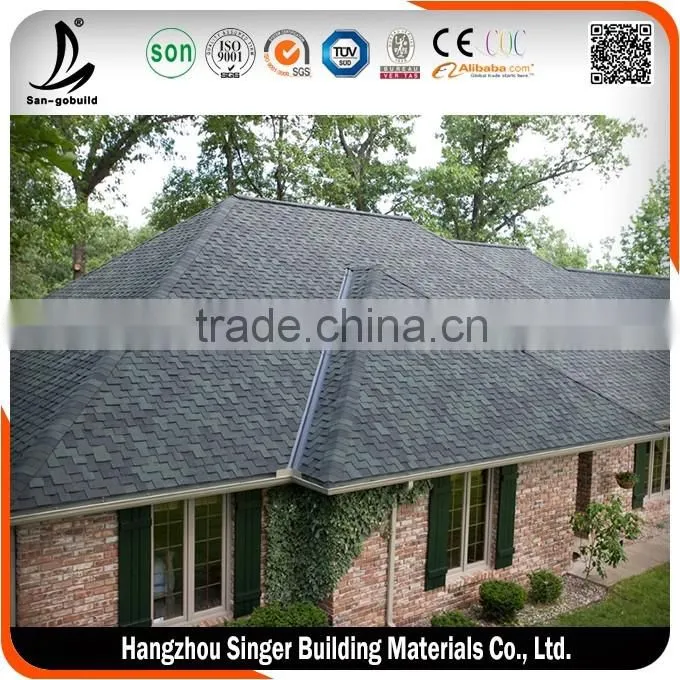 house roof tile for bitumen and fiberglass asphalt shingle