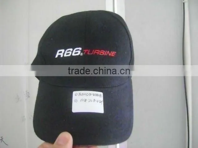 100% cotton twill worn-out washed baseball cap with flat embroidery logo