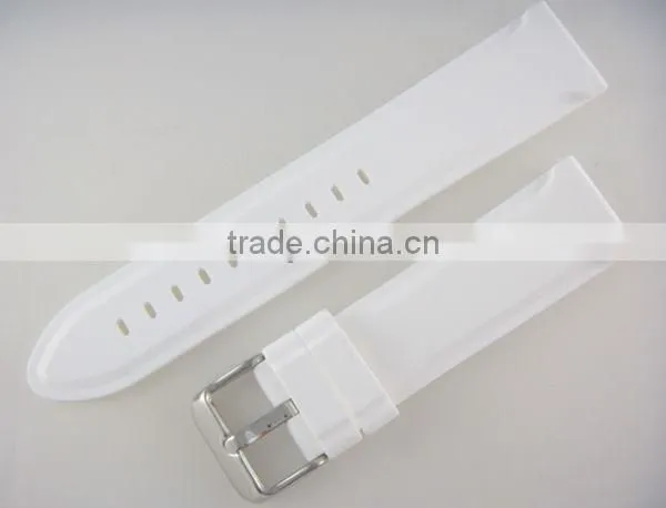 Multicolor cheap flexible silicone watch strap