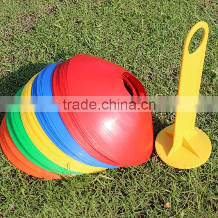 9"Plastic Marker Cone Equipment Soccer Training Dome Cones Set