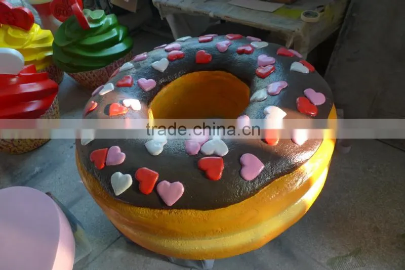 Candy swirl lollipop from fibreglass, Christmas Candy theme decorations