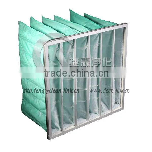 Metal Frame 6 Pockets Bag Filter
