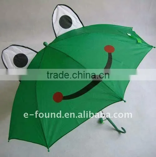 Cartoon Kids Wooden Umbrella