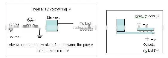1206 PWM LED dimmer/12V 6A LED dimmer, LED dimmer,light dimmer