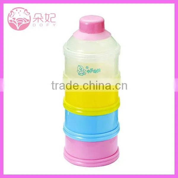 Three pieces 400g-1800g food grade baby milk powder container