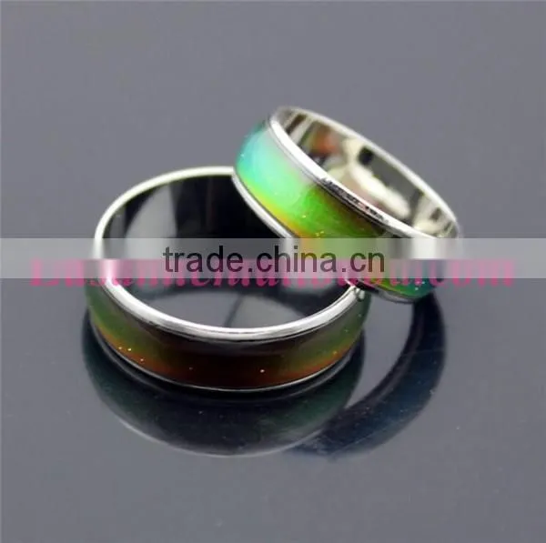 Mood Ring Temperature Emotion Feeling Color Change Band Finger Ring Gift