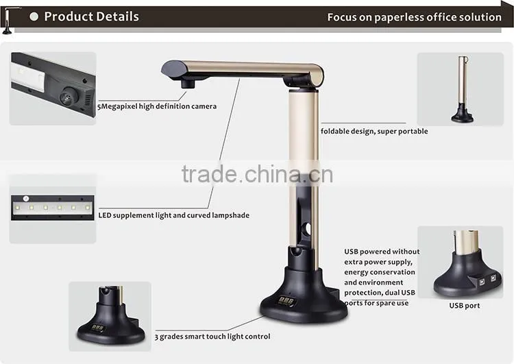 Digital visual presenter office and education presentation equipment