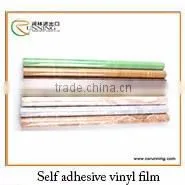 Alibaba Manufacturer PVC self adhesive vinyl film plastic roll for book cover