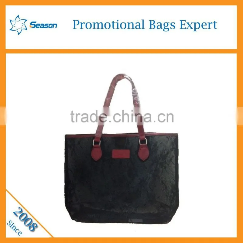 Wholesale lace mesh net bag handbags women bag