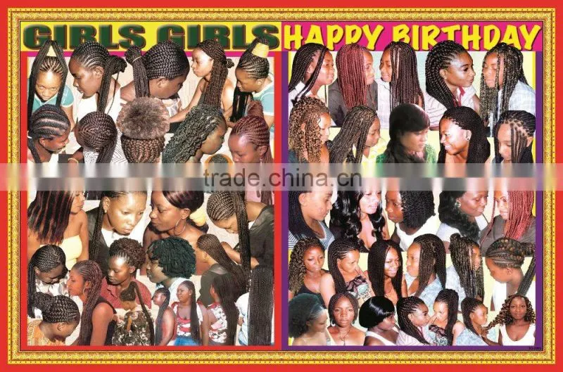 2015 newest hair style poster for Indian hair salon