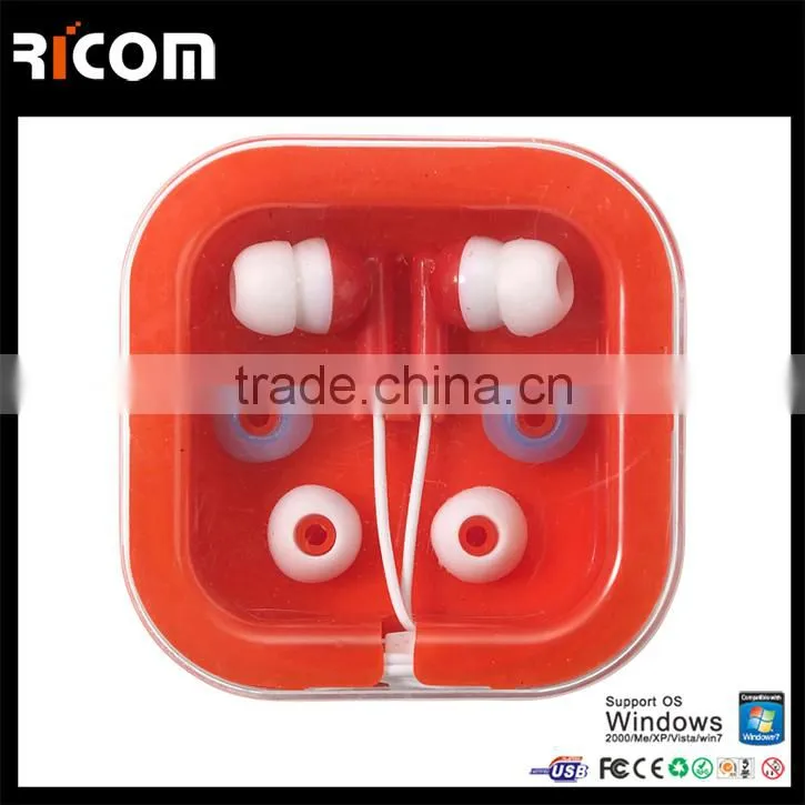 water proof earphone,tangle free earphone,earphone decoration---EO3001