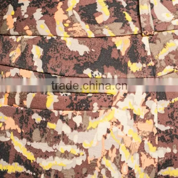 knitted printed harem pants