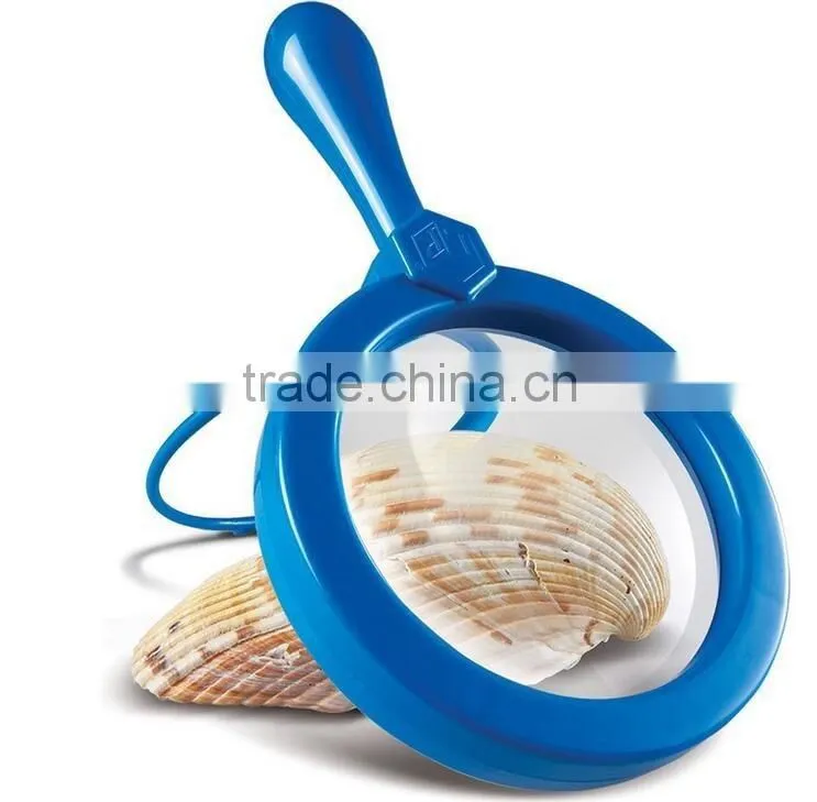 Colorful Plastic Magnifying Glass, Pocket Magnifier for Kids