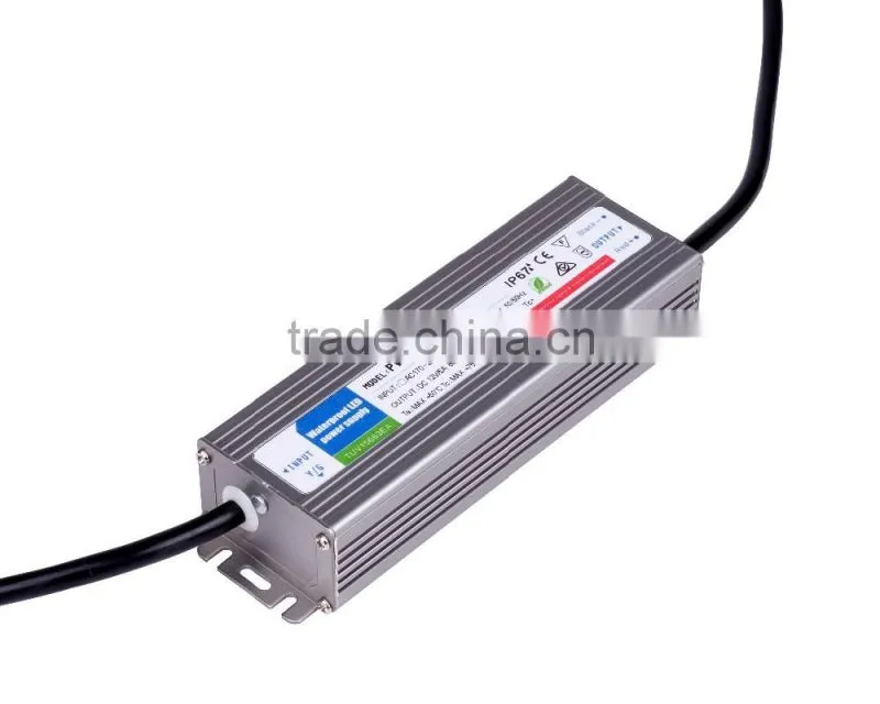 CE RoHS approved 60w IP67 switching power supply led driver 12v led transformer