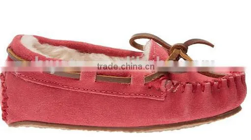 soft leather baby shoes crib moccasins MOQ 50 Pairs/mix 4 size