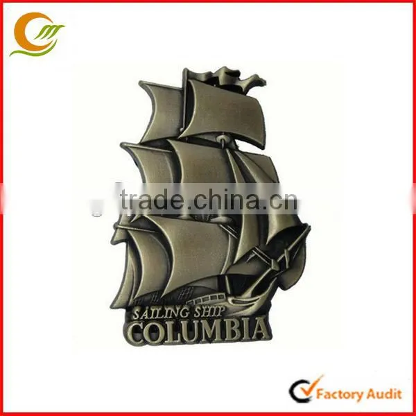 Professional custom 3d metal badge Fancy badge holder