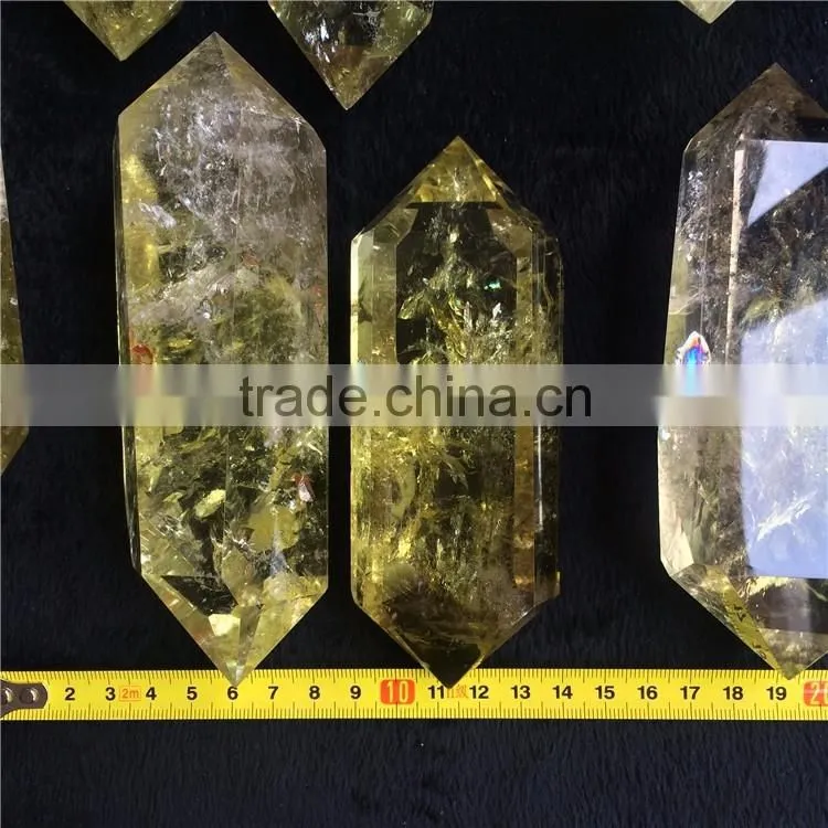 Natural Genuine Citrine Quartz Healing Crystal Pillars Points Wholesale