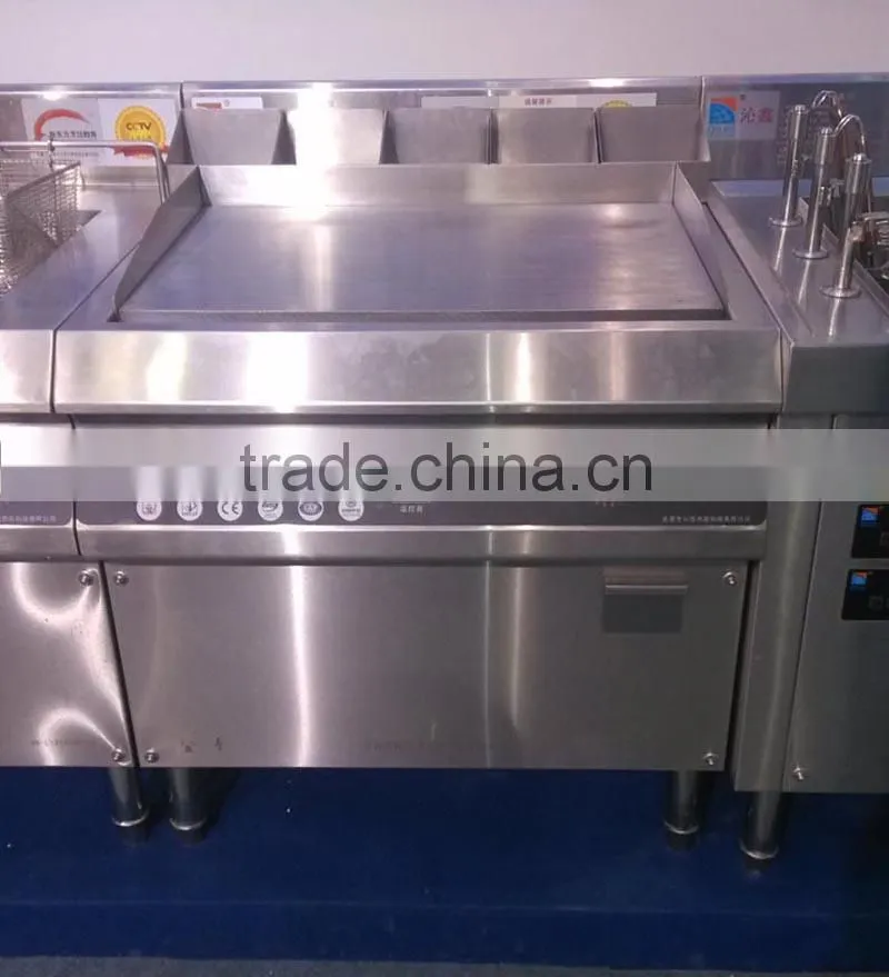 Restaurant equipment double sided grill pan