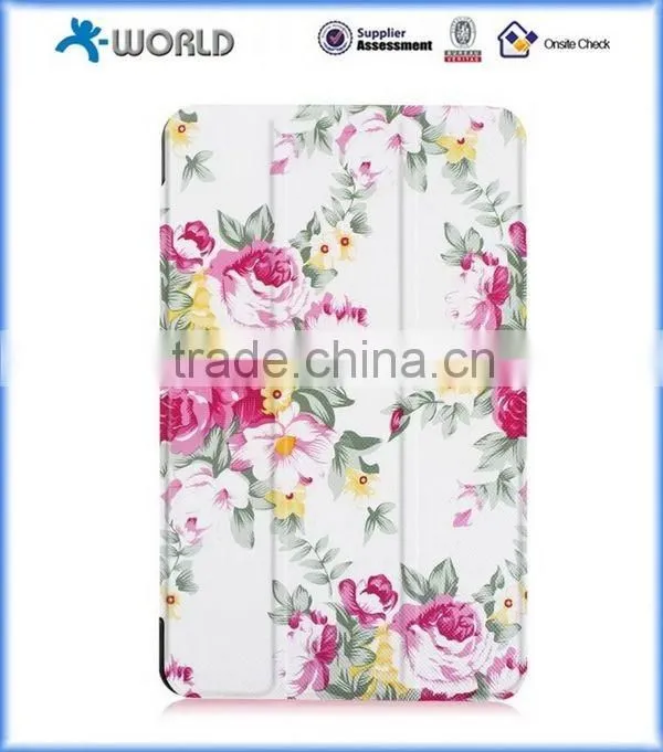 Magnetic Folding Printing Leather Case for Samsung Galaxy Tab A 7.0