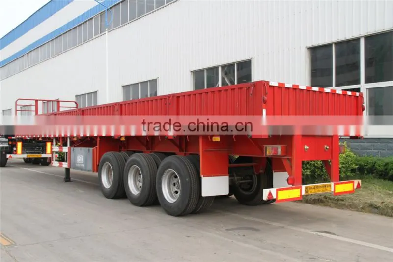 3 axle 60t side wall / fence wall / side panel semi trailer