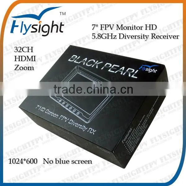 Latest! 5.8G 32CH 7" LCD Portable Monitor with HDMI Input for FPV Plane Platform RC801 517