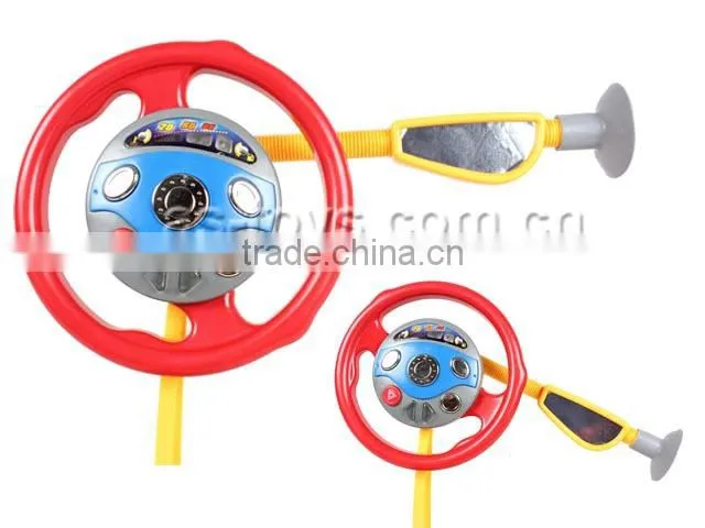 Electronic kids steering wheel toy