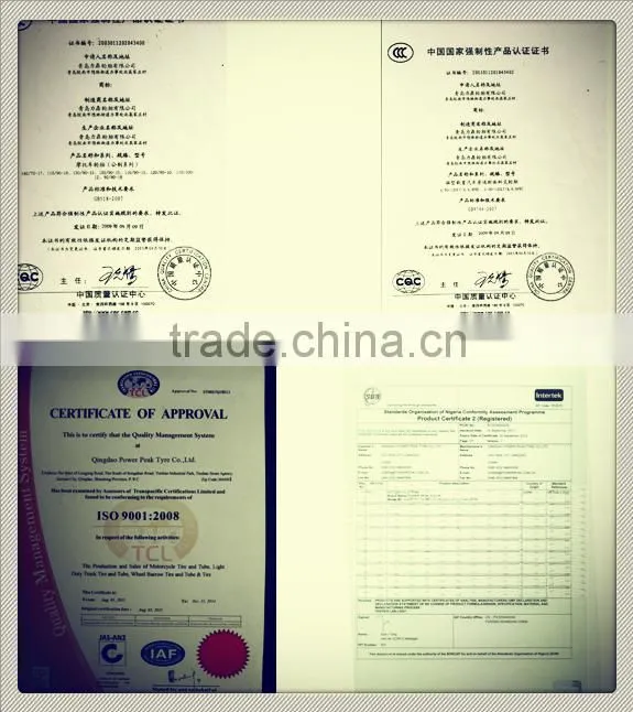 truck butyl inner tubes 1100R20 1100-20 tubes DONG AH