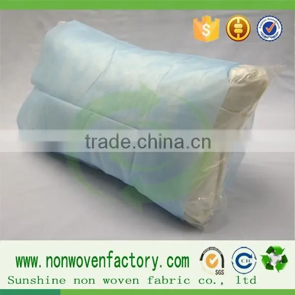 Spun bond non woven fireproofing materials medical pillow hospital pillow