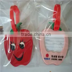 Manufacture Soft PVC Travel Luggage Tag For Airlines