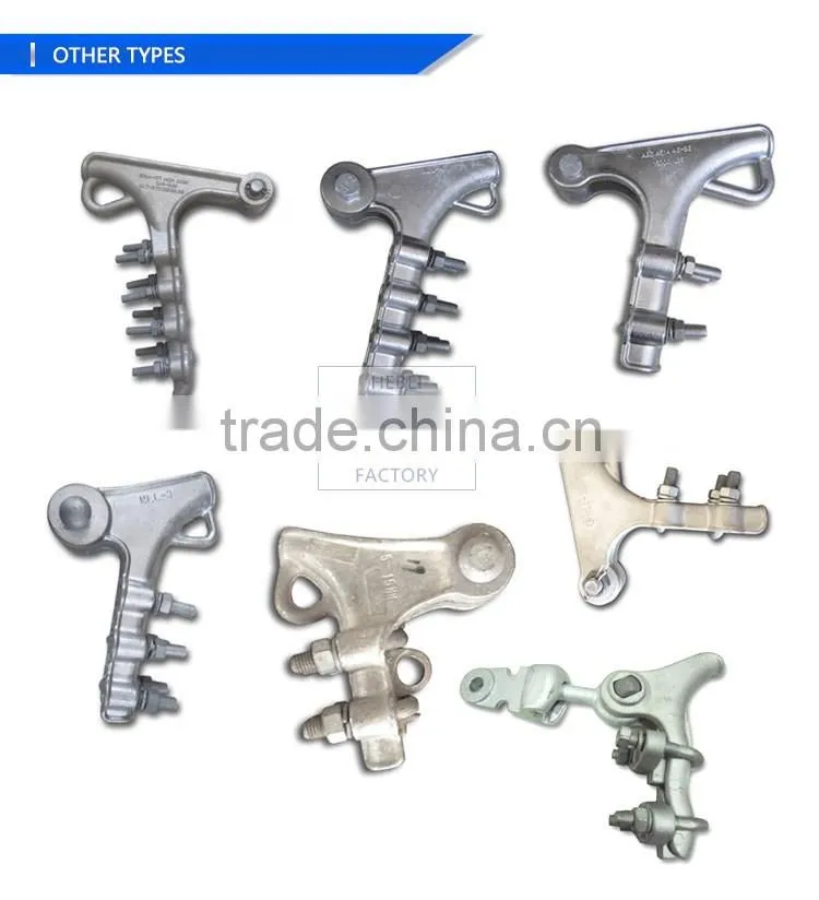 Bolt Type Aluminium Strain Clamps/cable strain relief clamp bolt