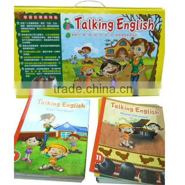 Kids english learning book pen reader