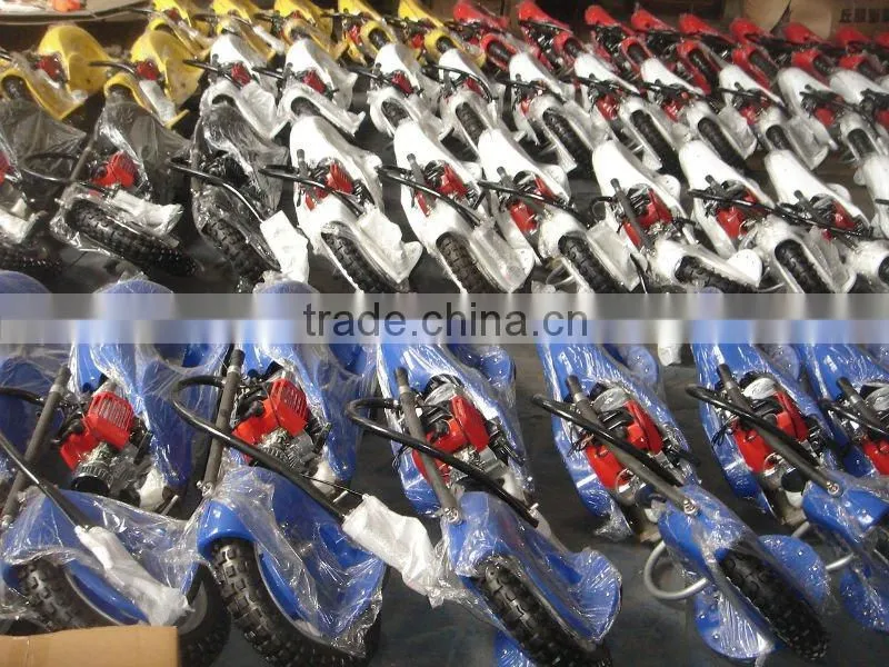 49cc hand start gas powered scooter loading 150kgs 2HP g wheel EPA approved