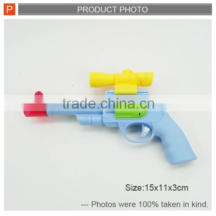 Mini light up five shooting gun for kids