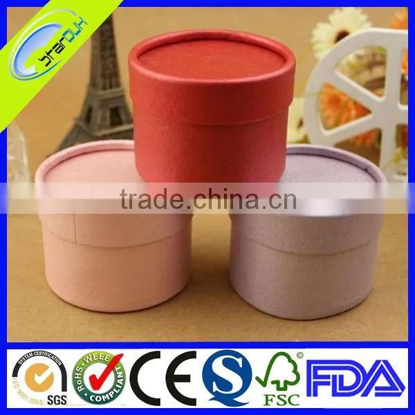 round paper box for candy with templete