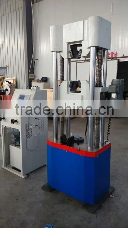 China Factory WEW-D 300KN 600KN 1000KN Hydraulic Universal Compression Tension Testing Machine